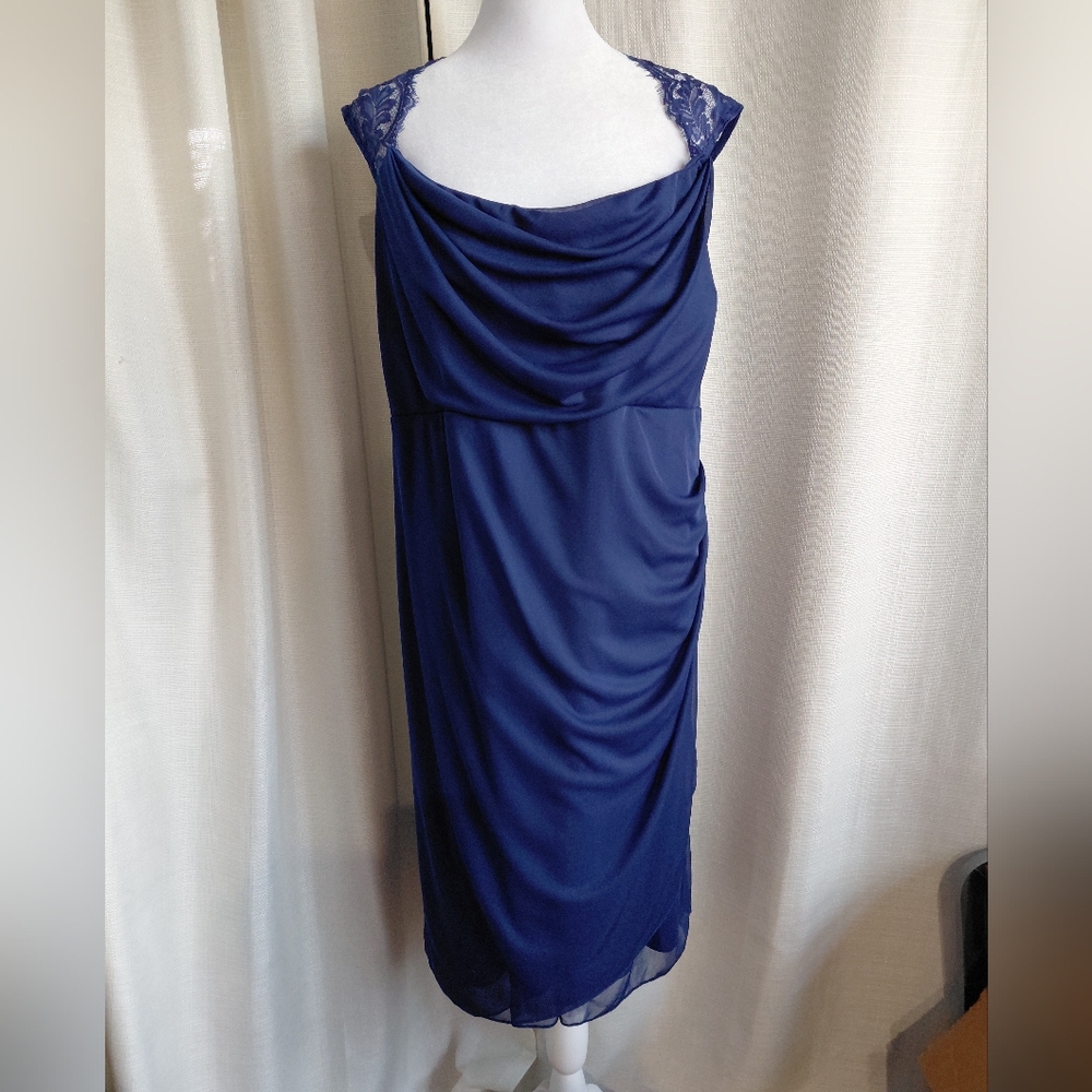 NWT Elegant Navy Blue Women's Dress